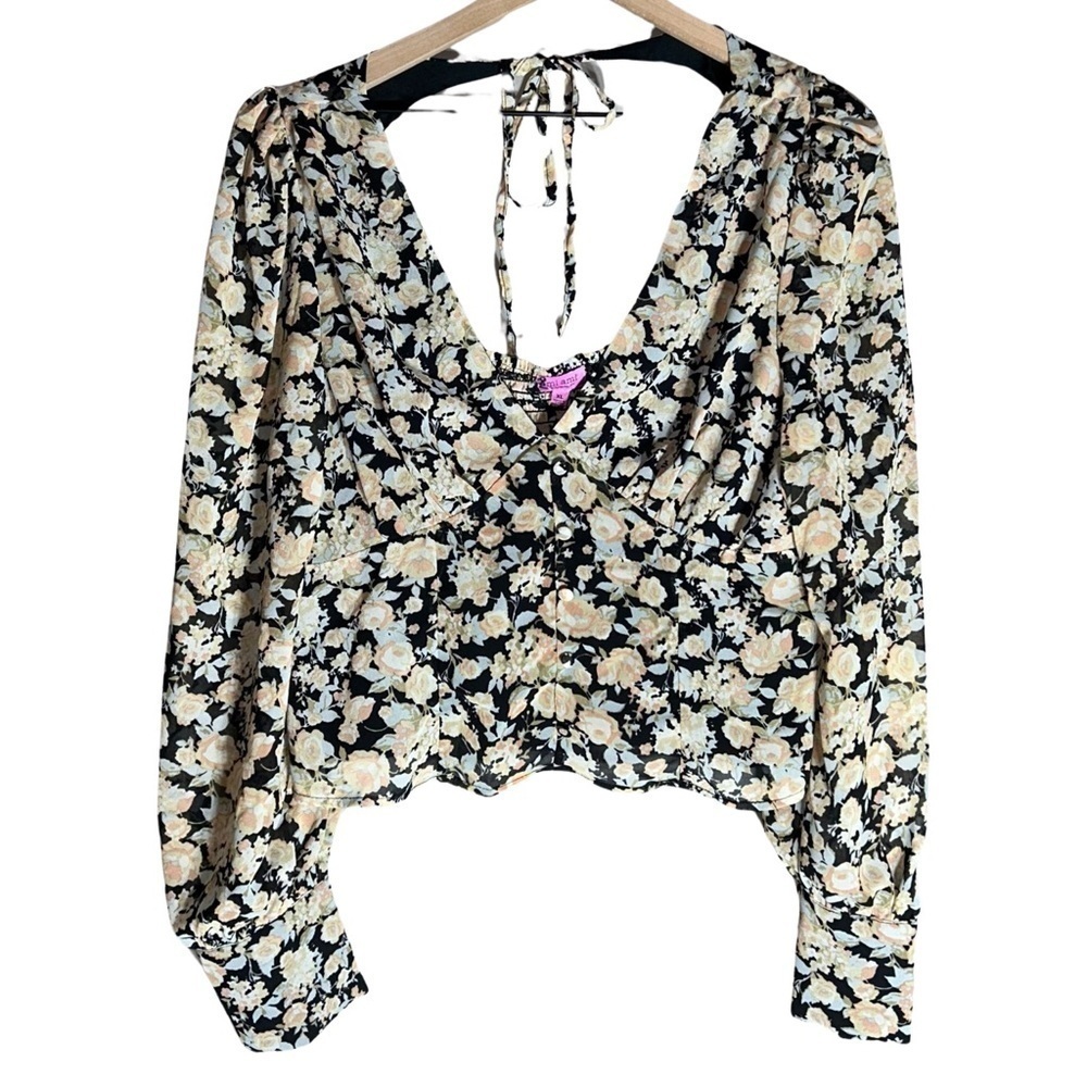 Mi Ami Francesca’s Floral Blouse - Size XL